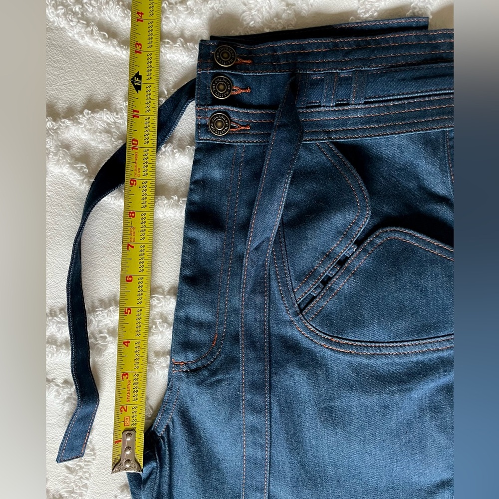 VINTAGE 70's FLARE "BRIGITTE" JEAN - Picture 7 of 8
